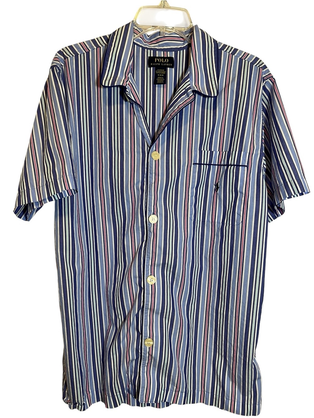 Polo Ralph Lauren Striped Cotton Pajama Set Size Medium - Picture 2 of 10